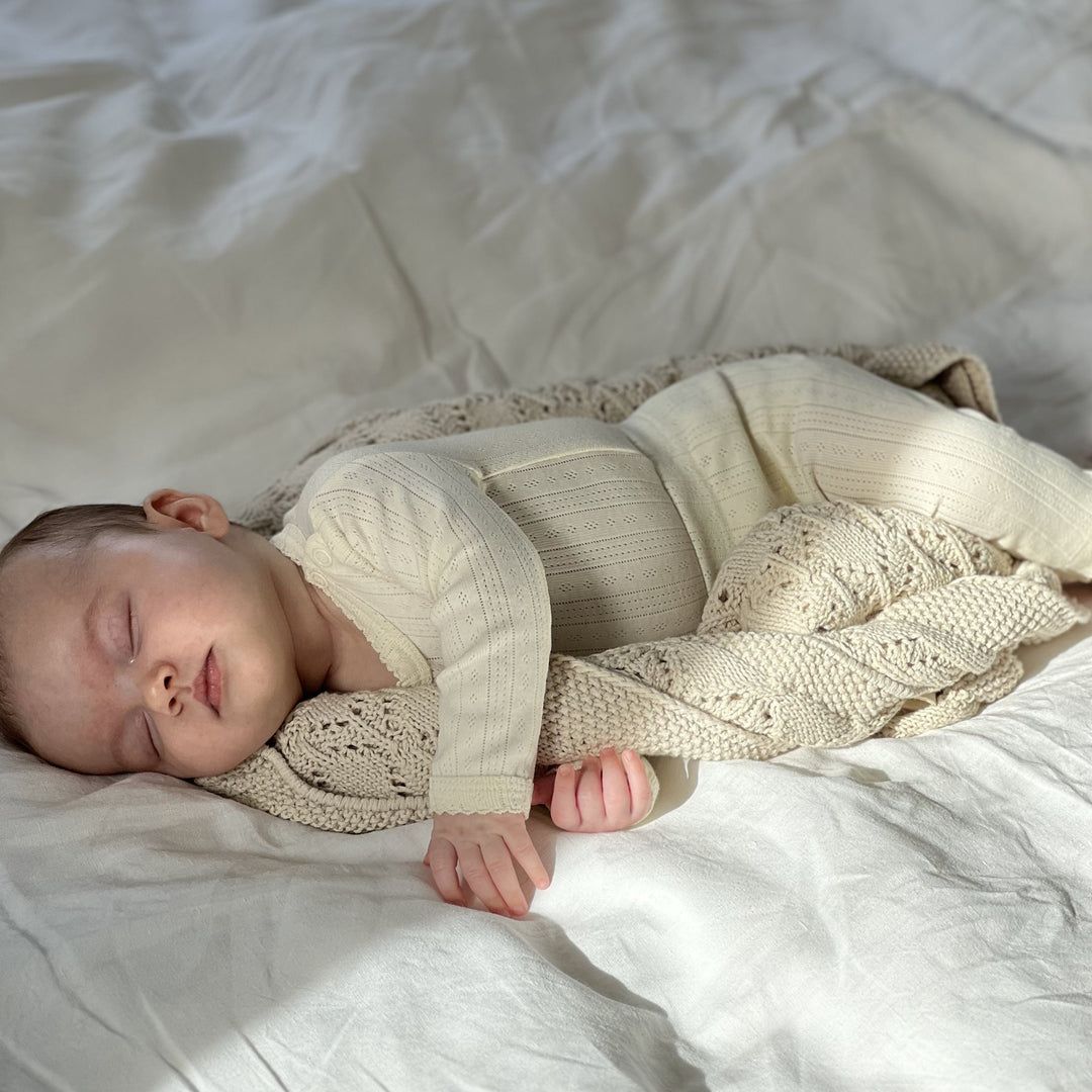 Soft baby blanket for cosy autumn days at home