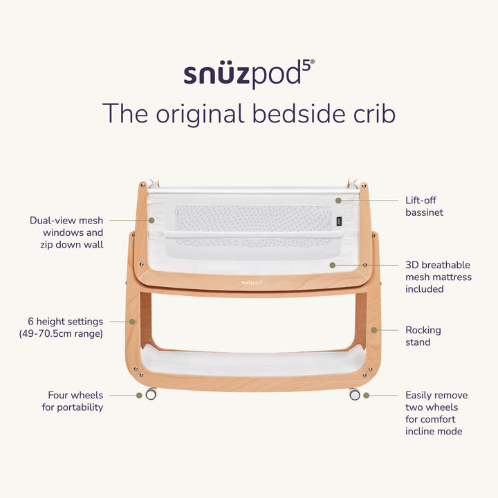 SnúzPod 5 crib
