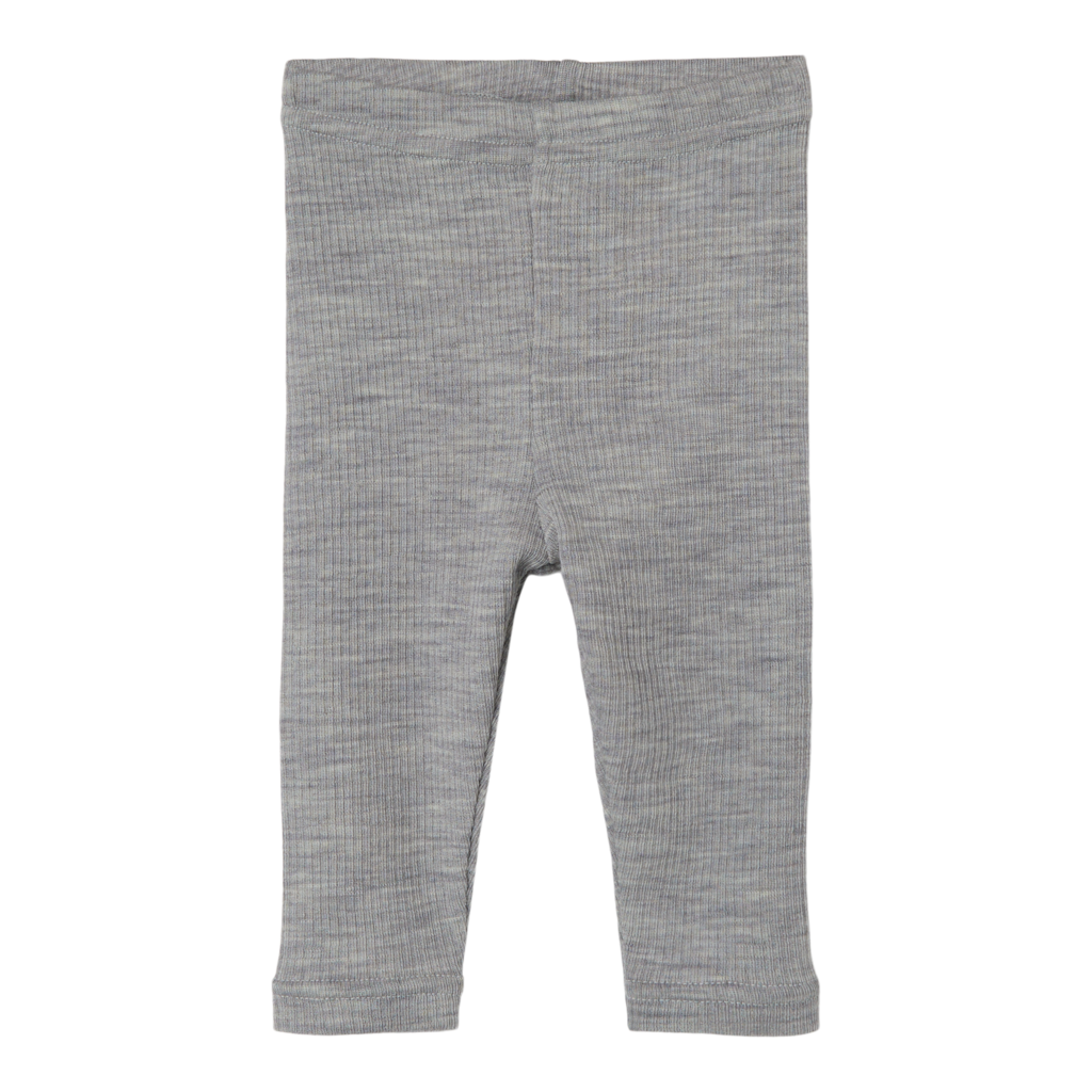 Lil' Atelier Fable Wool Leggings - Grey Melange  - Hola BB