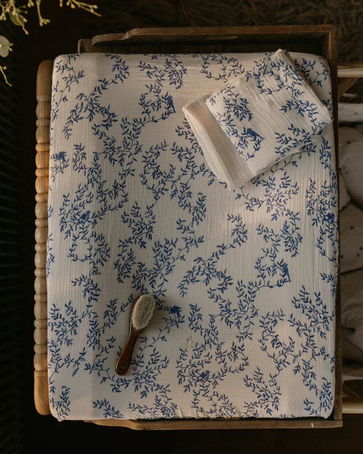 Changing mat cover - Muslin