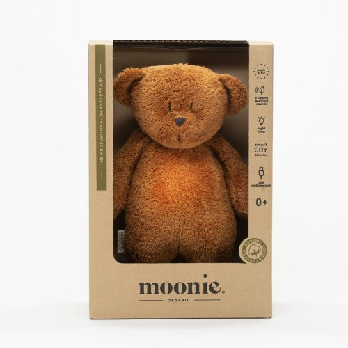Moonie Humming Bear Organic Sleep Aid Caramel Teddy - Hola BB