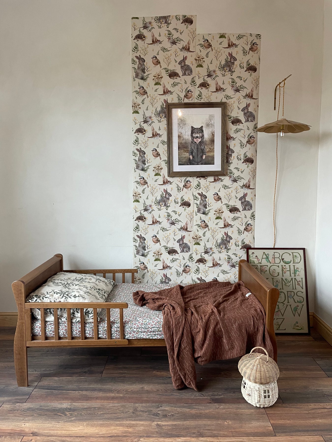 Summer Gray Birds & Bunnies Wallpaper - Hola BB