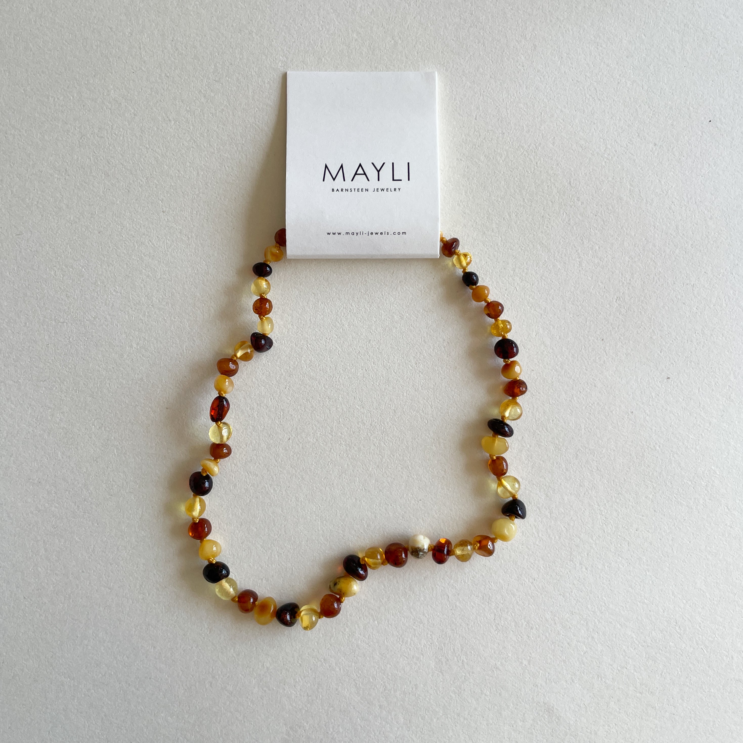 MAYLI Amber Toddler Necklace - Mixed colours  - Hola BB