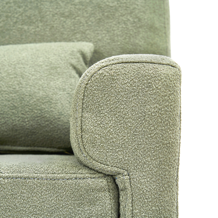 Gaia Baby Serena rocking & nursing Chair - Oak & Boucle Sage, Second Chance - Hola BB