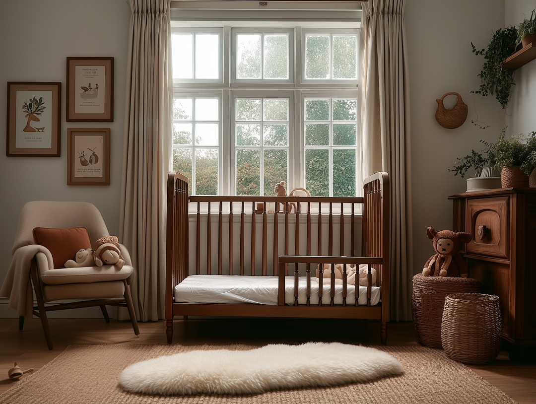 Heritage Vintage Cot + Toddler Rail