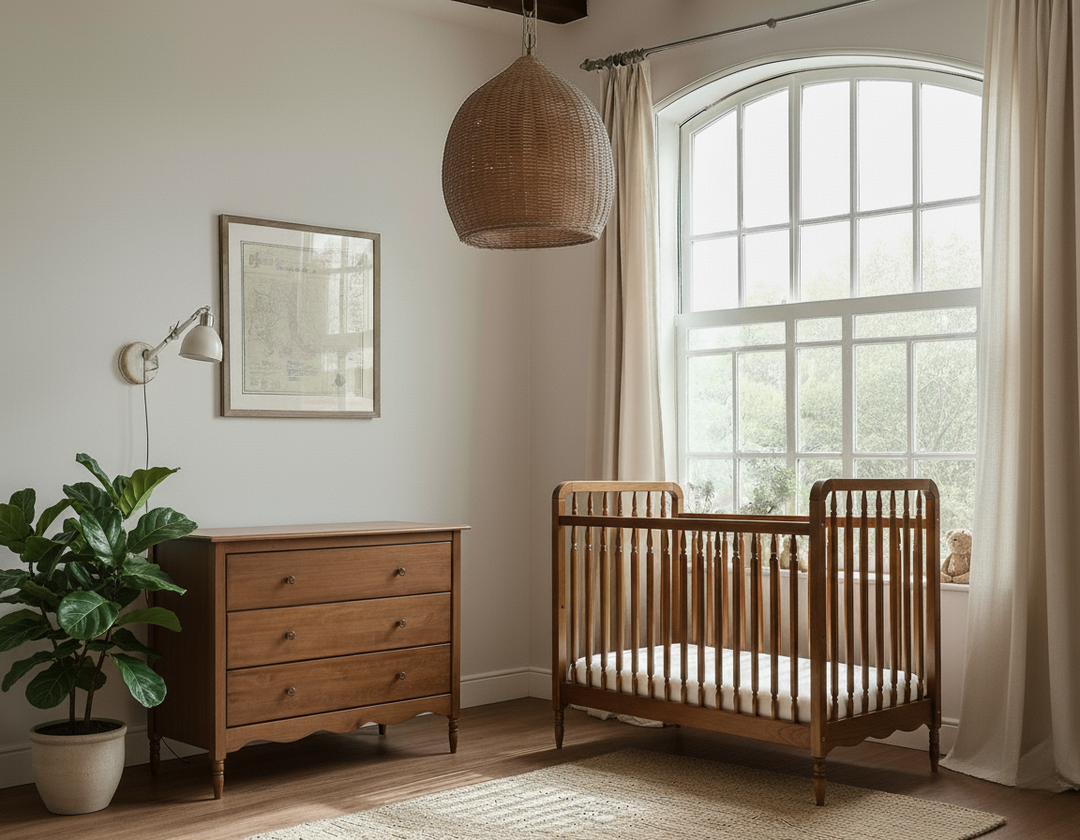 Hola Rails Heritage Vintage Cot + Toddler Rail – Hola BB