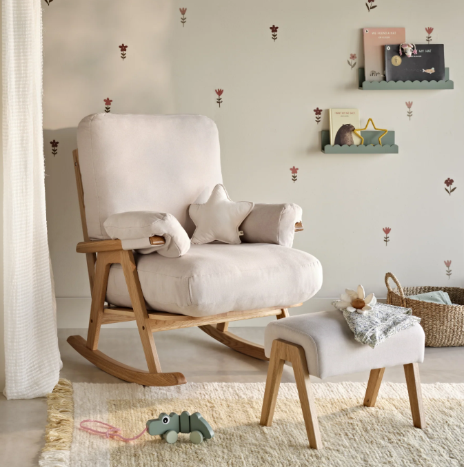Hera Rocking & Nursing Chair - Barley