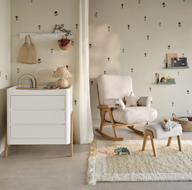 Hera Rocking & Nursing Chair - Barley