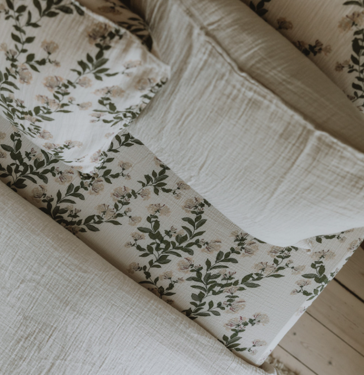 Простыня на резинке из муслина - Новая коллекция