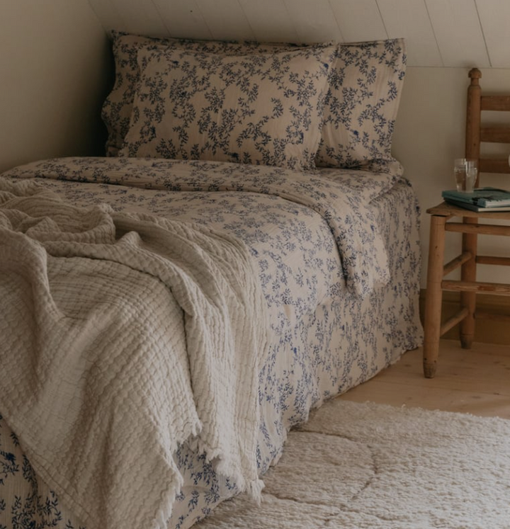 Ніжний мусліновий комплект постільної білизни