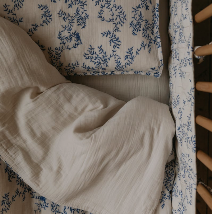 Ніжний мусліновий комплект постільної білизни