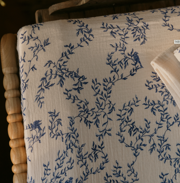 Changing mat cover - Muslin