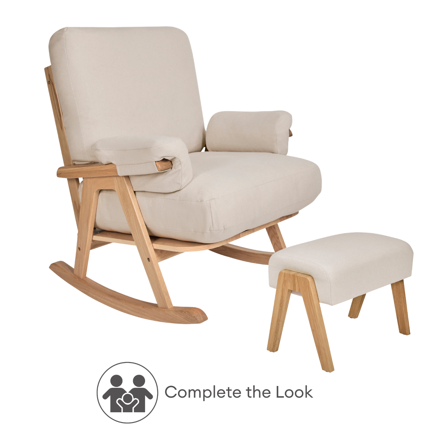 Hera podnóżek dąb naturalny - Barley