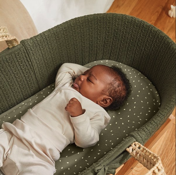 Ekologiskt linnelakan för Moseskorg - Natural Edit