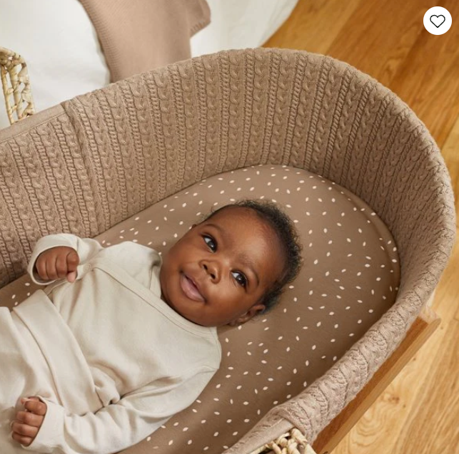 Ekologiskt linnelakan för Moseskorg - Natural Edit