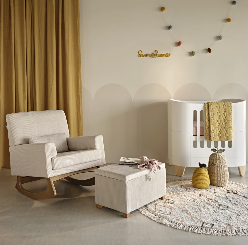 Serena Footstool - Дуб и кордура