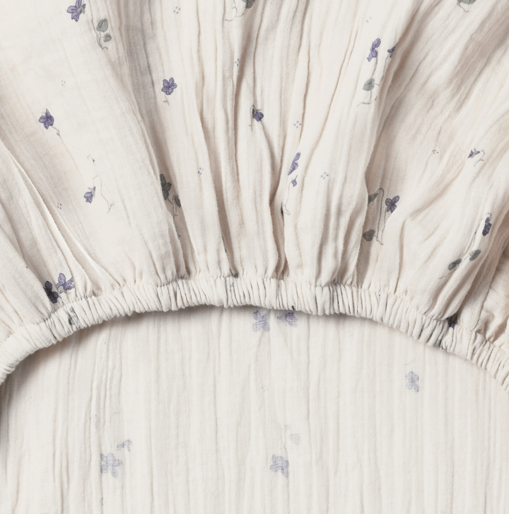 Changing mat cover - Muslin