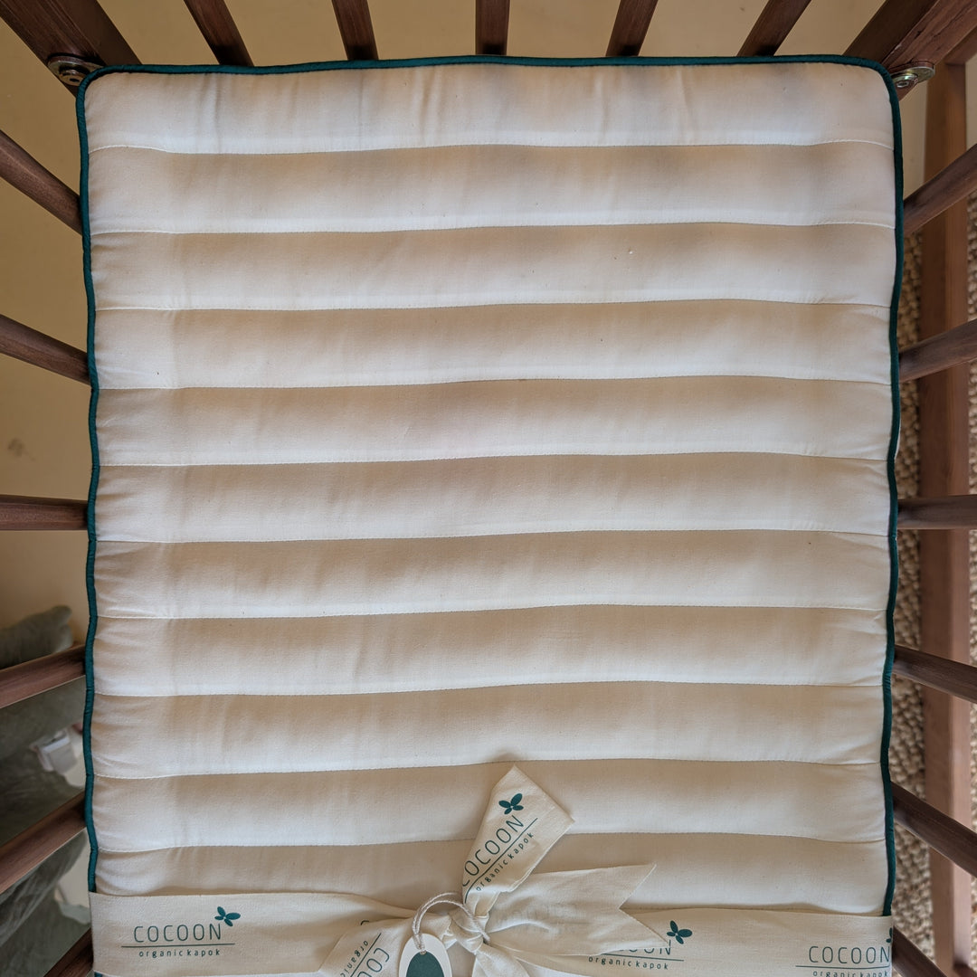 Kapok- & Bio-Baumwoll-Matratzenauflage - 40x90