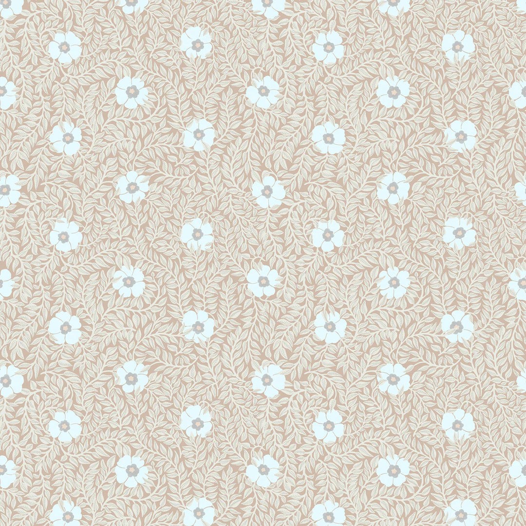 Summer Gray Kicki Wallpaper Apricot - Hola BB
