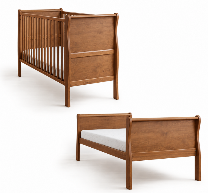 Woodies Noble 2-in-1 Ledikant 70x140cm - Vintage