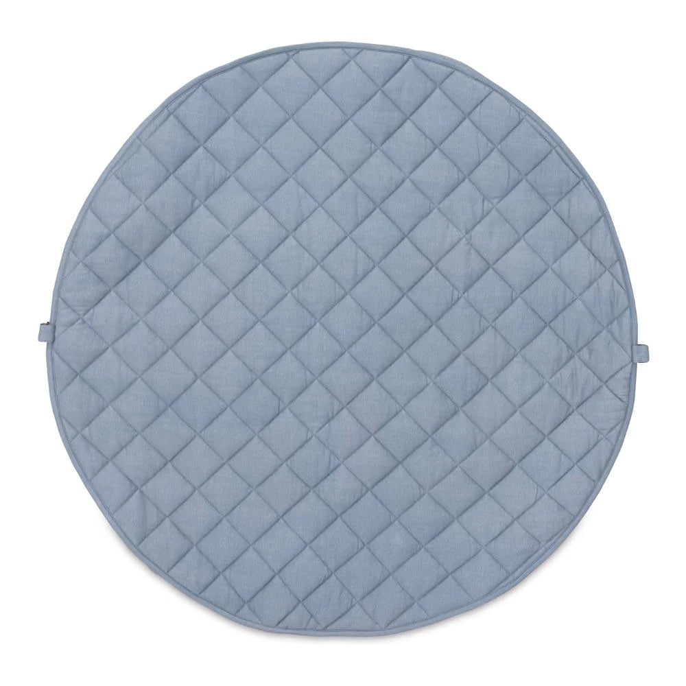 Play&Go Organic Baby mat & storage bag Dusty Blue - Hola BB