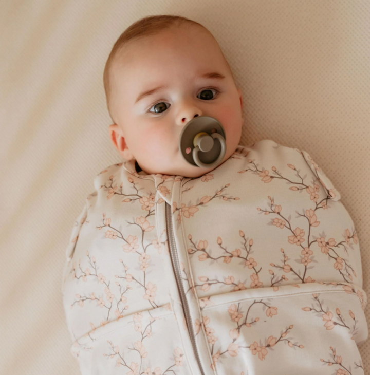 كيس نوم ميني بنصف قماط للرضع من 3 إلى 6 أشهر