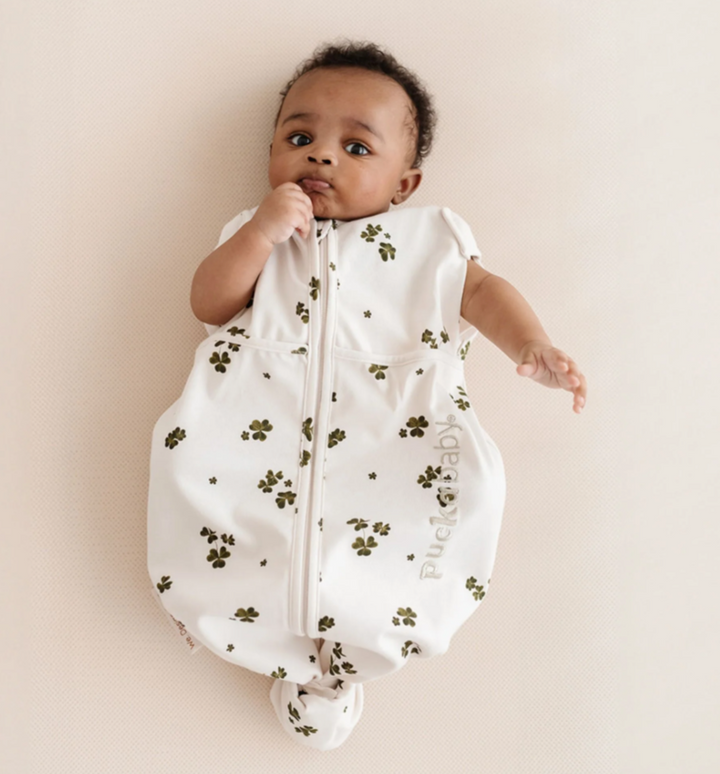 كيس نوم ميني بنصف قماط للرضع من 3 إلى 6 أشهر