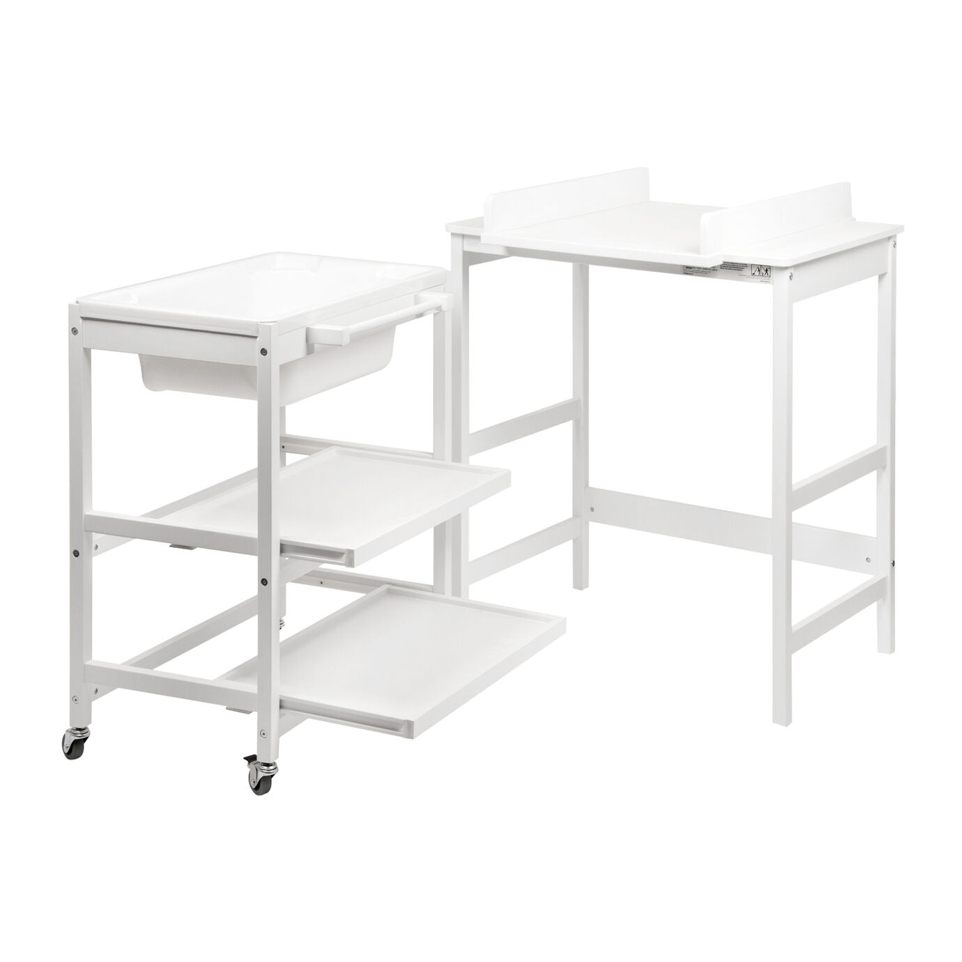 Quax Quax Changing Table With Bath - Basic - White  - Hola BB