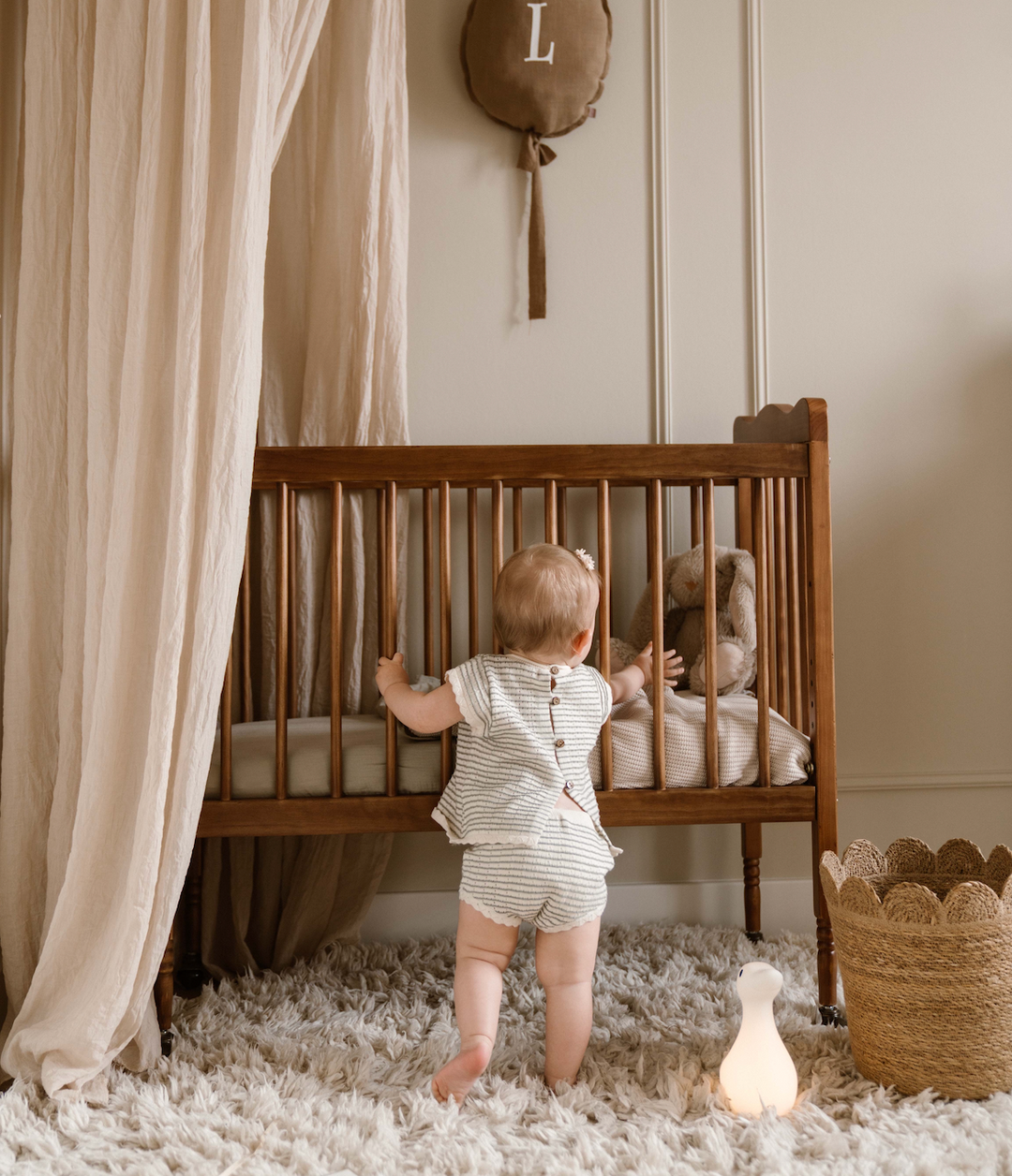 Rose Vintage Crib