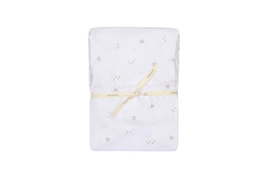Nanami changing mat cover - Off-white Tricot bird print  - Hola BB