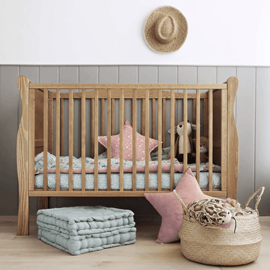 Woodies **Ultimate Bundle** Woodies Noble Vintage 2 in 1 Cot Bed + Mattress + Toddler Rails + Day Bed Side (140cm)  - Hola BB
