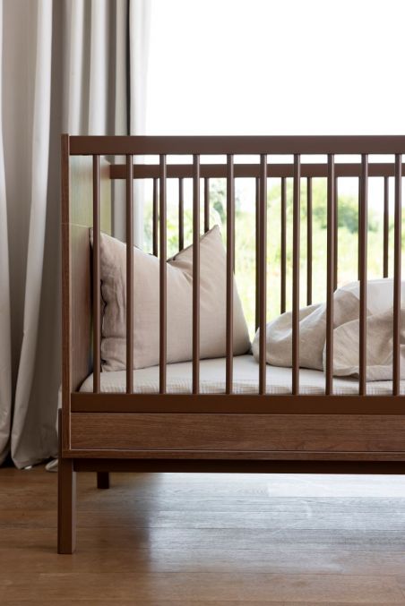 سرير أشي - 120 × 60 سم - كستنائي