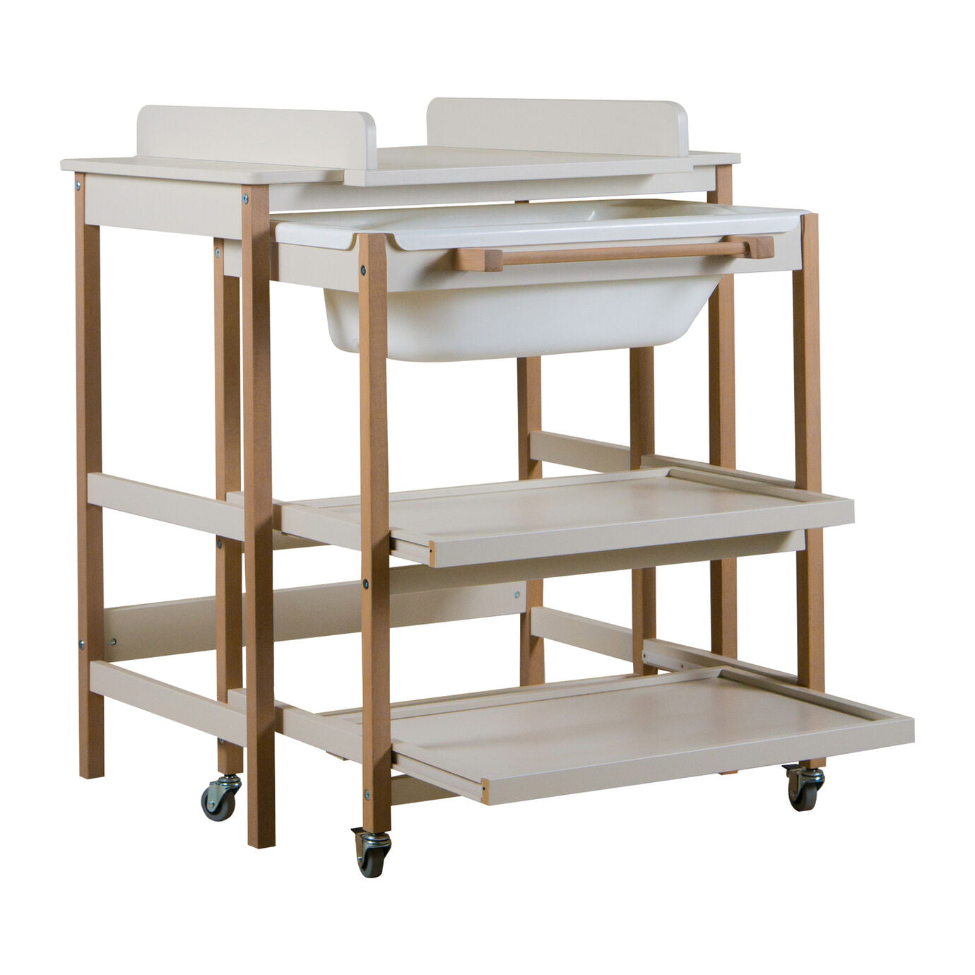 Quax Changing Table With Tub Smart - Clay Natural  - Hola BB