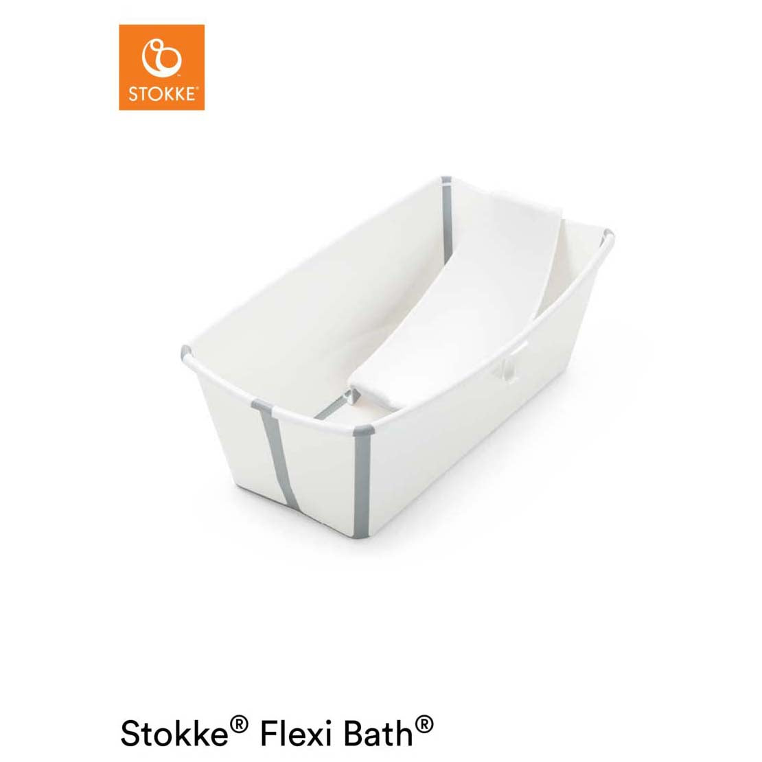 Stokke **OFFER** Flexi Bath® - White - Standard + FREE Newborn Support  - Hola BB