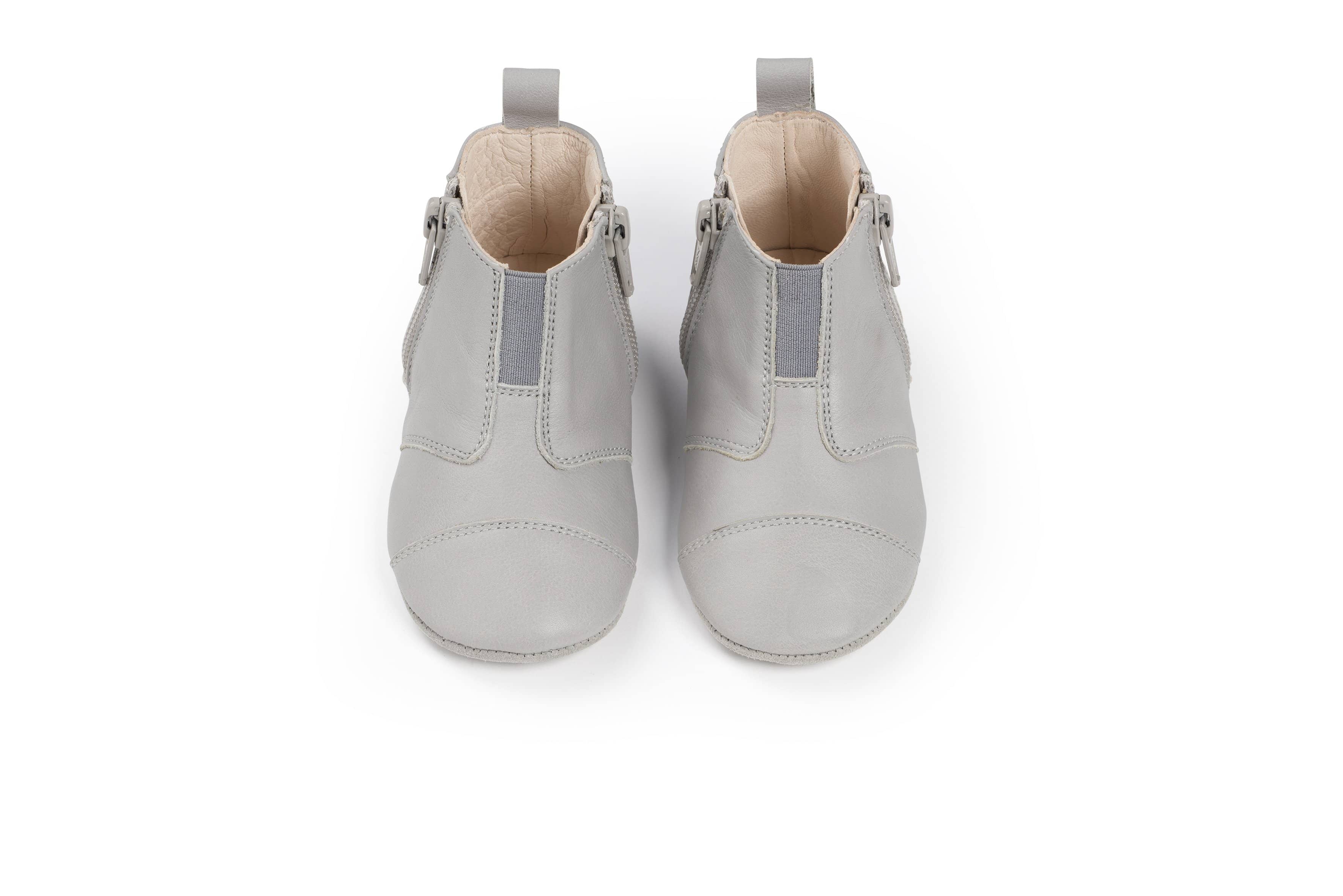 Dusq First Steps Shoes - Leather Cloud Grey  - Hola BB