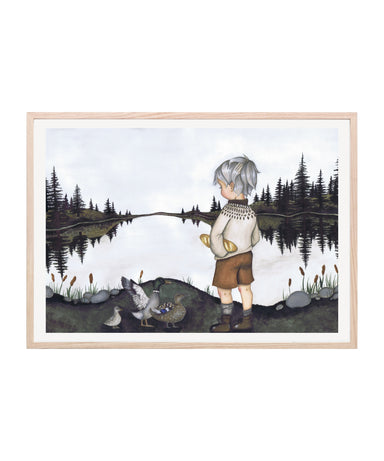That's Mine That's Mine Poster - A day at the Lake - 50x70cm  - Hola BB