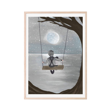 That's Mine That's Mine Poster - Swinging in the moonlight - 30x40 cm  - Hola BB