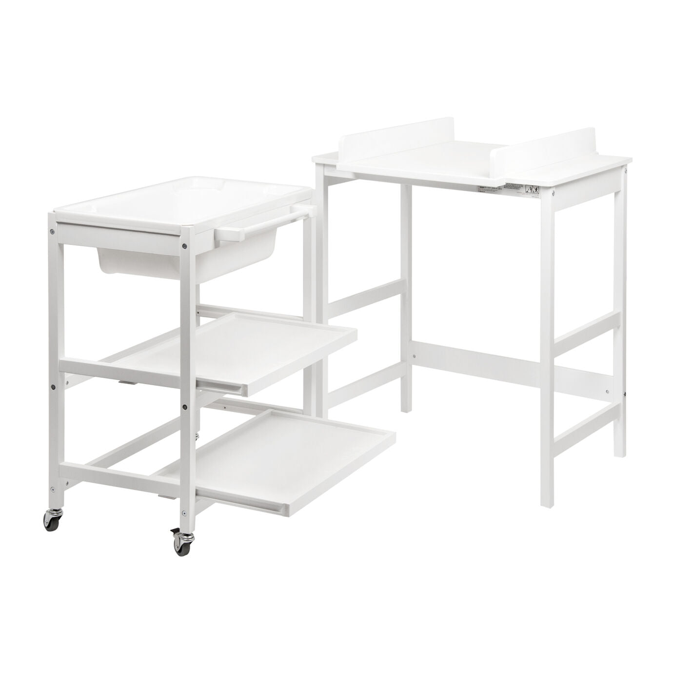 Quax Changing Table With Bath - Basic - White  - Hola BB