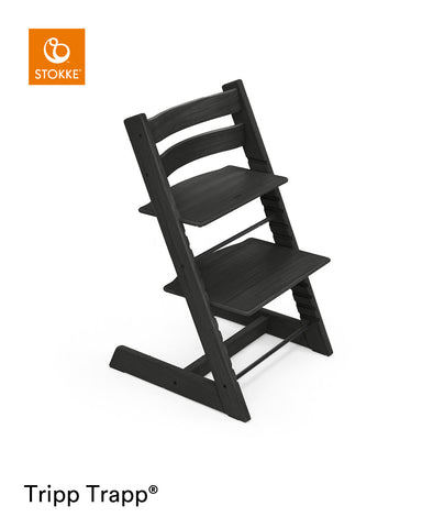 Stokke Tripp Trapp High Chair + Free baby set Oak Black - Hola BB