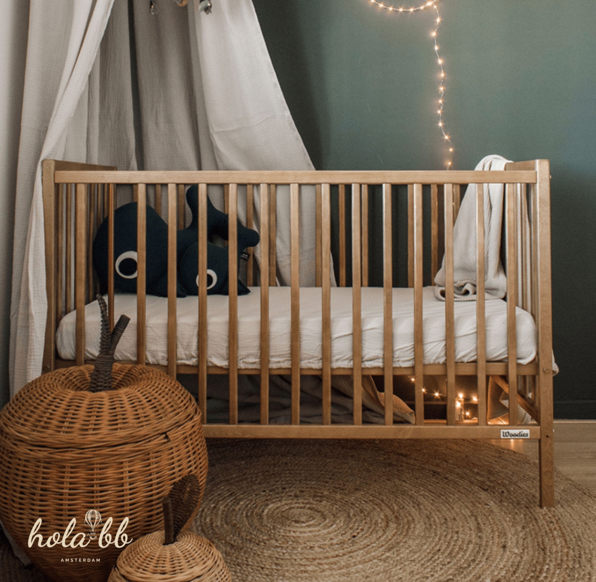 Woodies Stardust Cot - Vintage - second chance, like new  - Hola BB