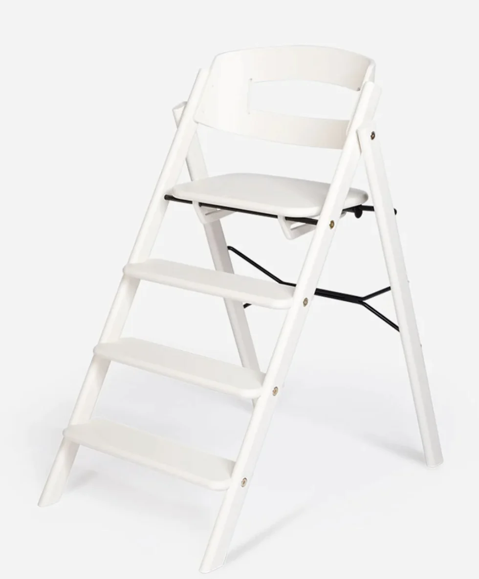 KAOS Klapp high chair + Newborn set White Beech chair / Newborn babyseat - Beige - Hola BB