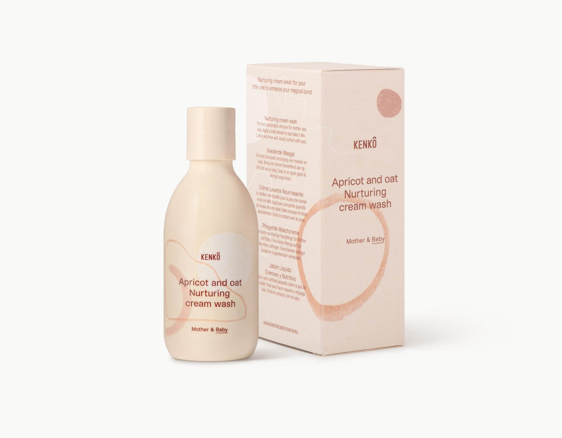 Kenko Apricot and Oat Nurturing cream wash - Hola BB