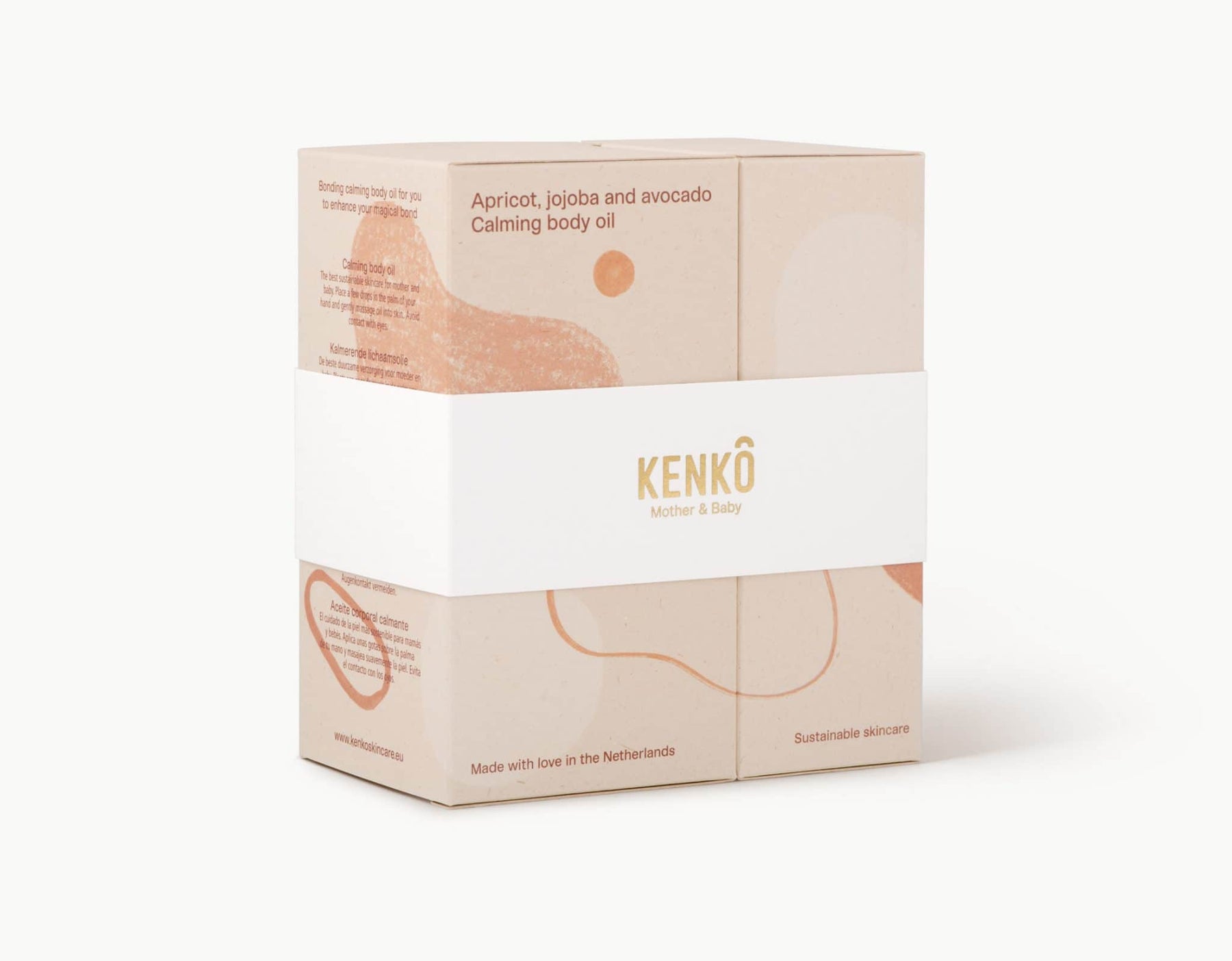 Kenko Apricot, Jojoba and Avocado Calming body oil - Hola BB