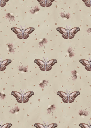 Summer Gray Ophelia's Dream Wallpaper - Dusty Beige  - Hola BB
