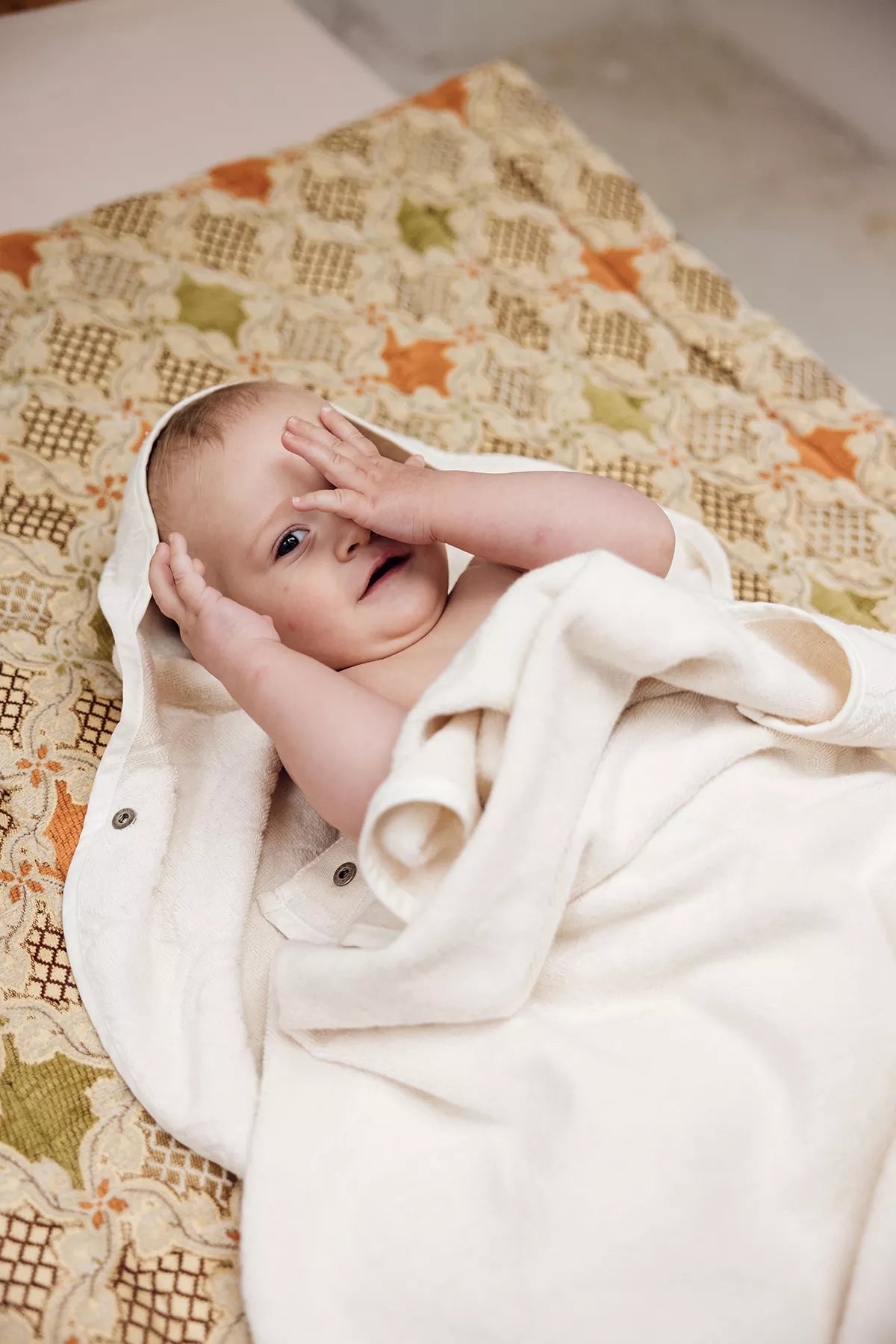 PALAIS DE L’EAU Organic Cotton Baby Towel  - Hola BB